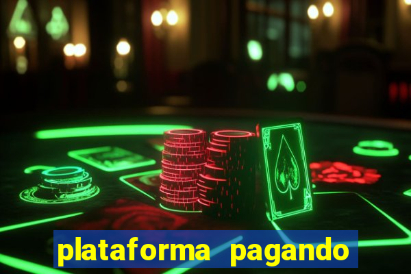 plataforma pagando no cadastro slots